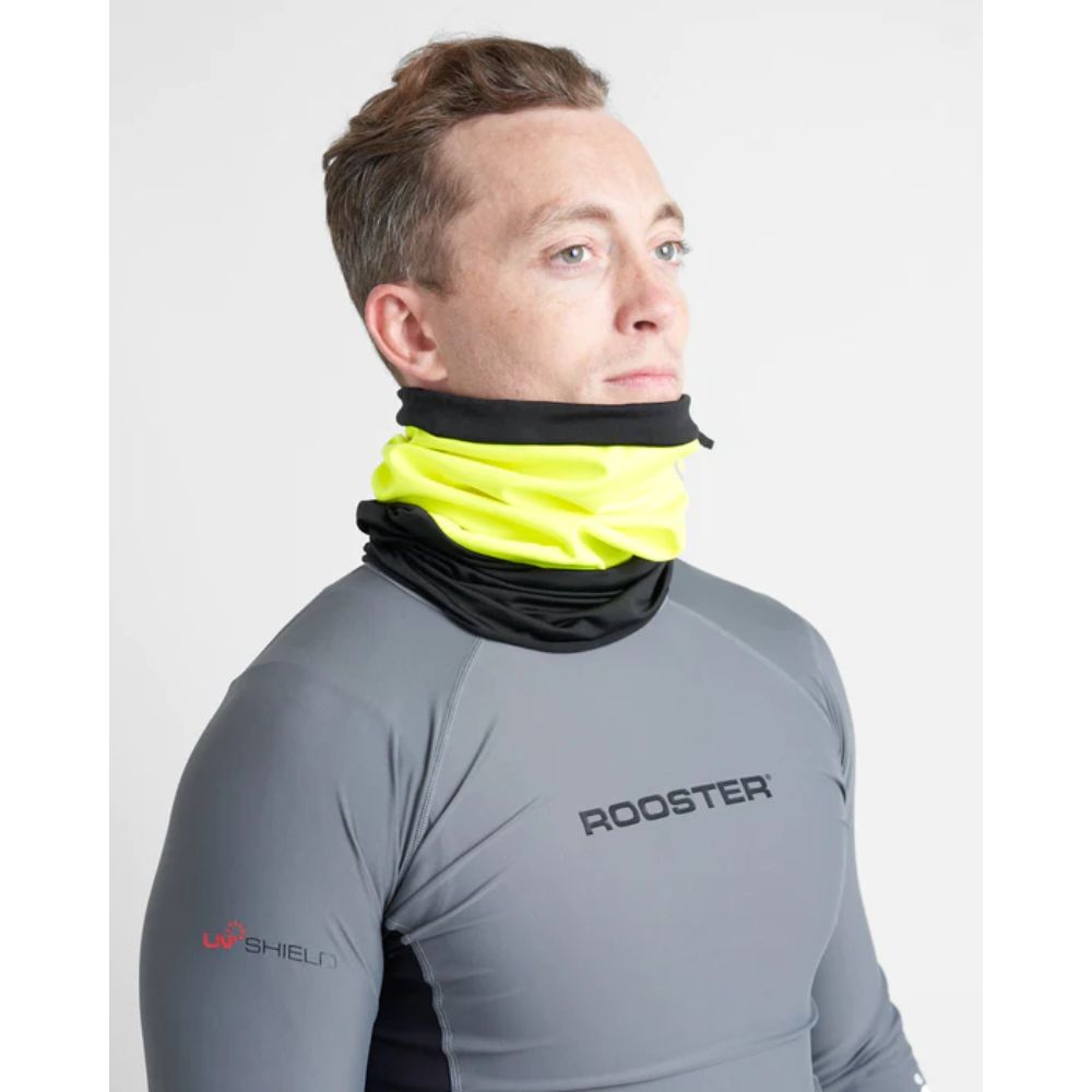 Rooster Aquafleece Halsgaiter, Neongul