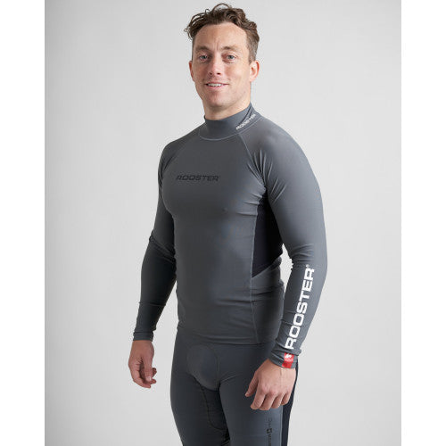 Rooster Rash Top, Långärmad, Grå