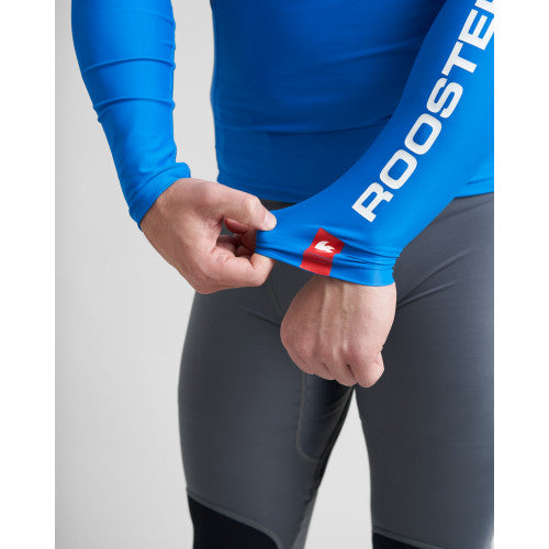 Rooster Rash Top, Långärmad, Blå