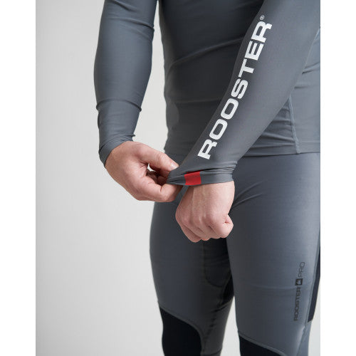 Rooster Rash Top, Långärmad, Grå