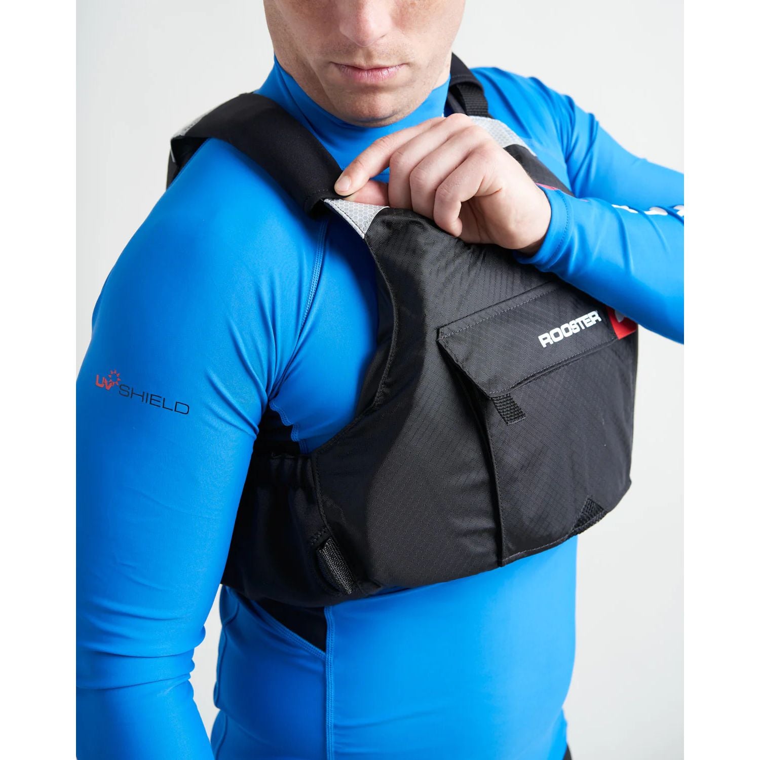 Rooster Diamond Flytväst, Svart