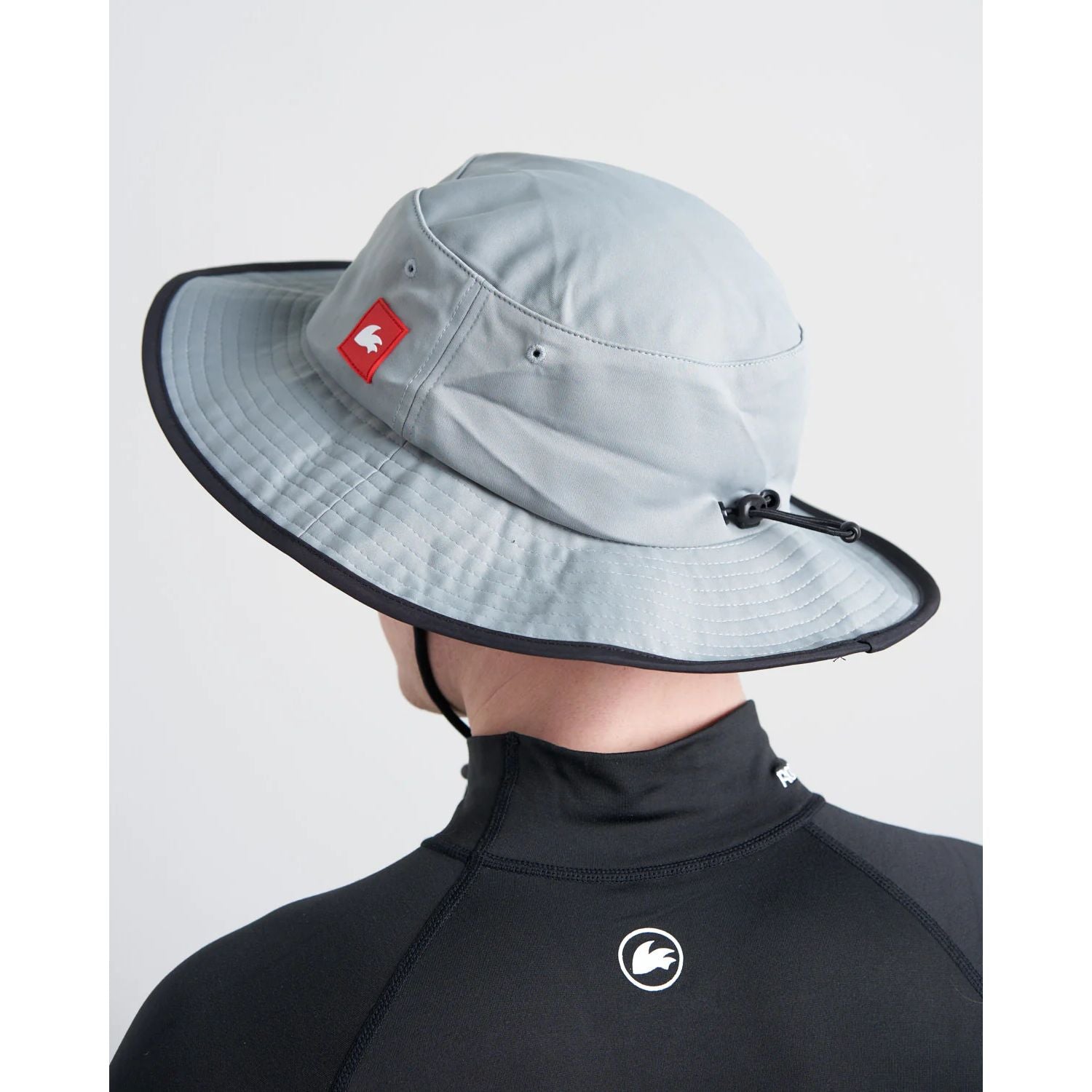 Rooster Wide Brimmed UV Hatt, Ljusgrå