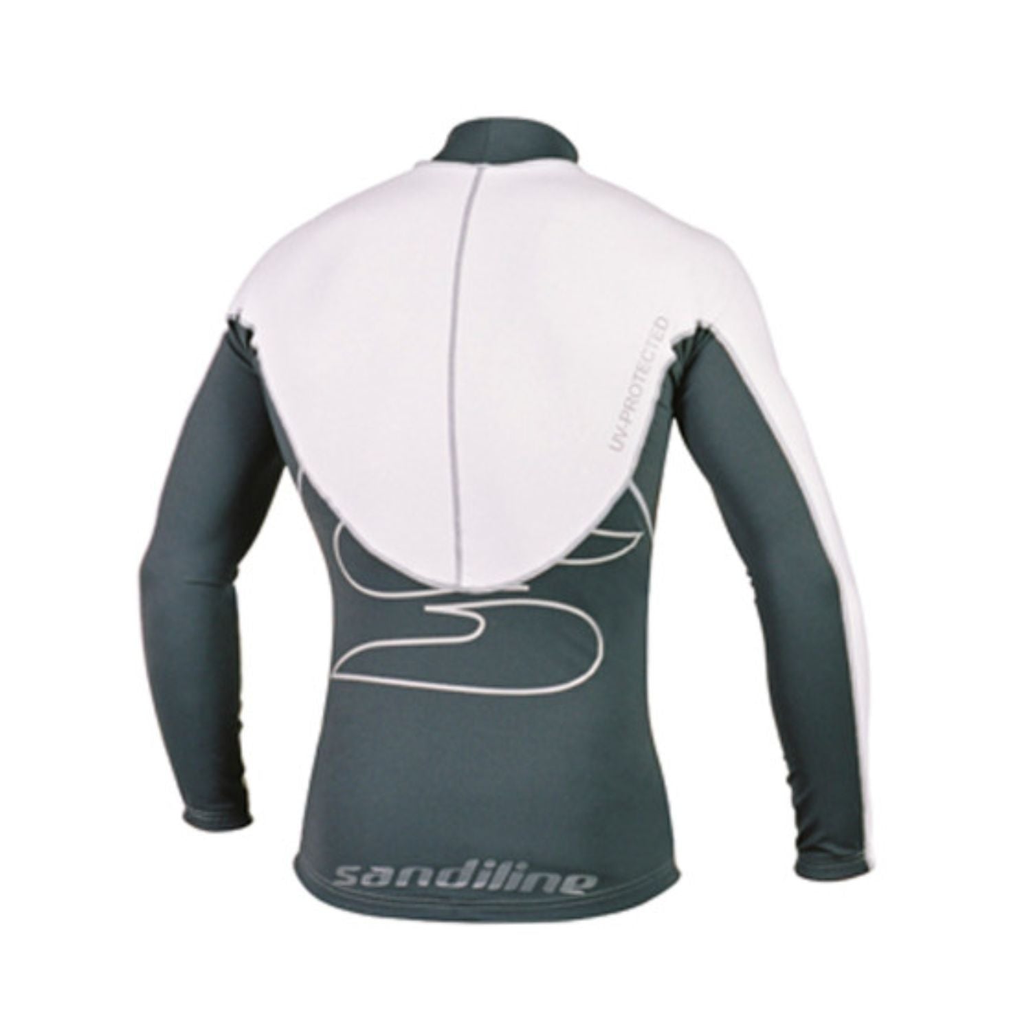 Sandiline Långärmad Lycra, Vit/Grå