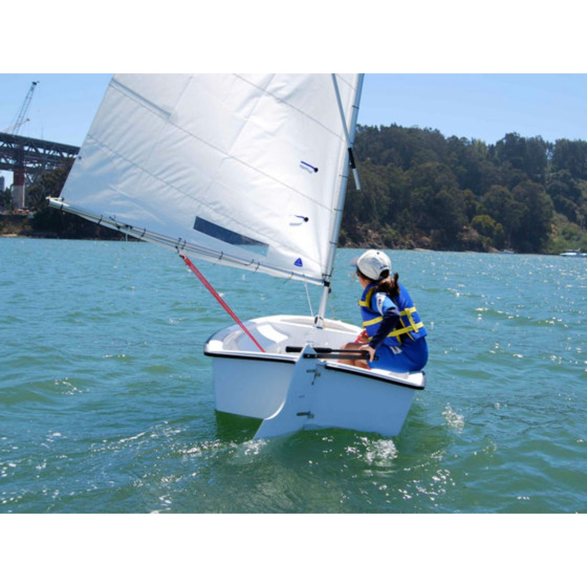 Vikingjollen Optimistjolle Glasfiber, Skrov