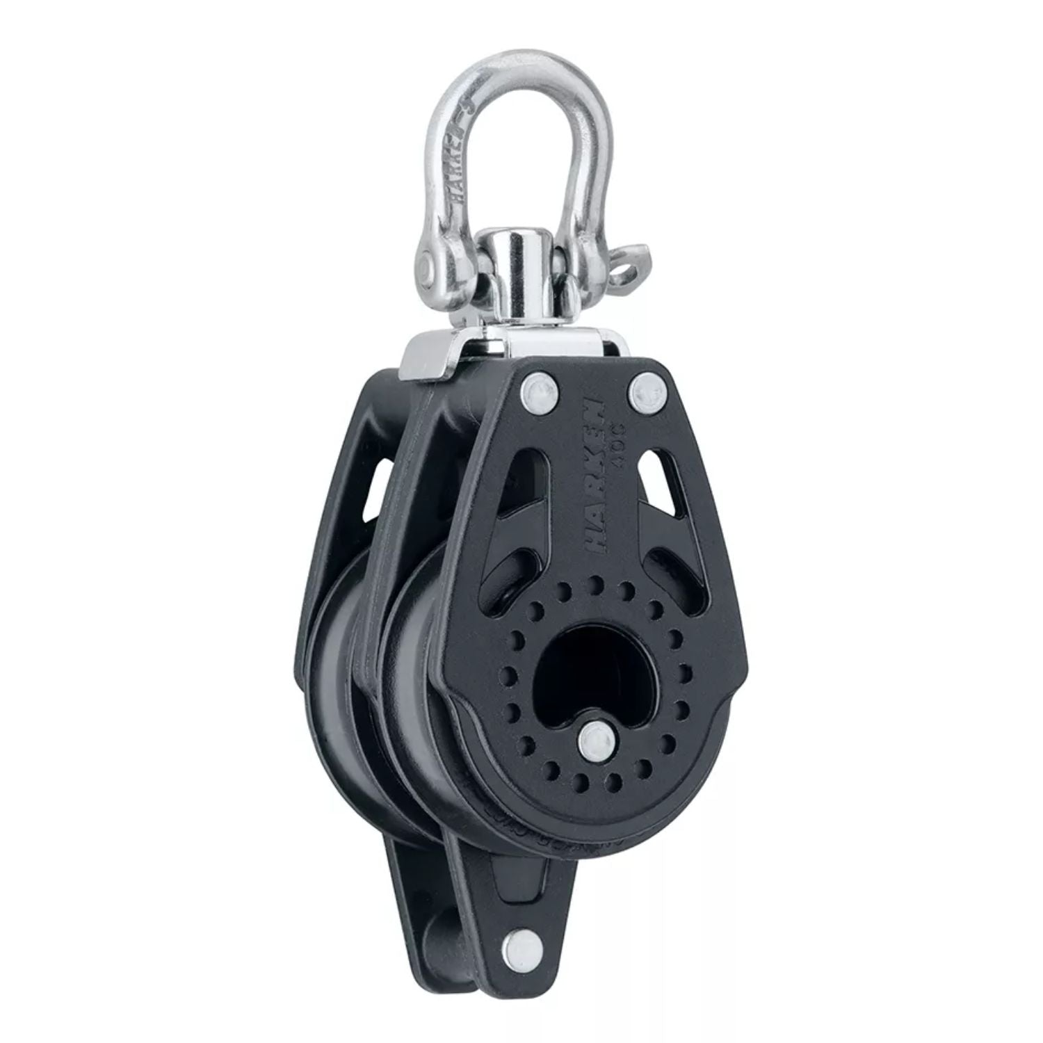 Harken 40mm Carbo Dubbelblock, Hunsvott