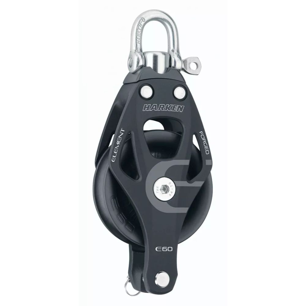 Harken Element 60 mm Enkelblock, Hunsvott
