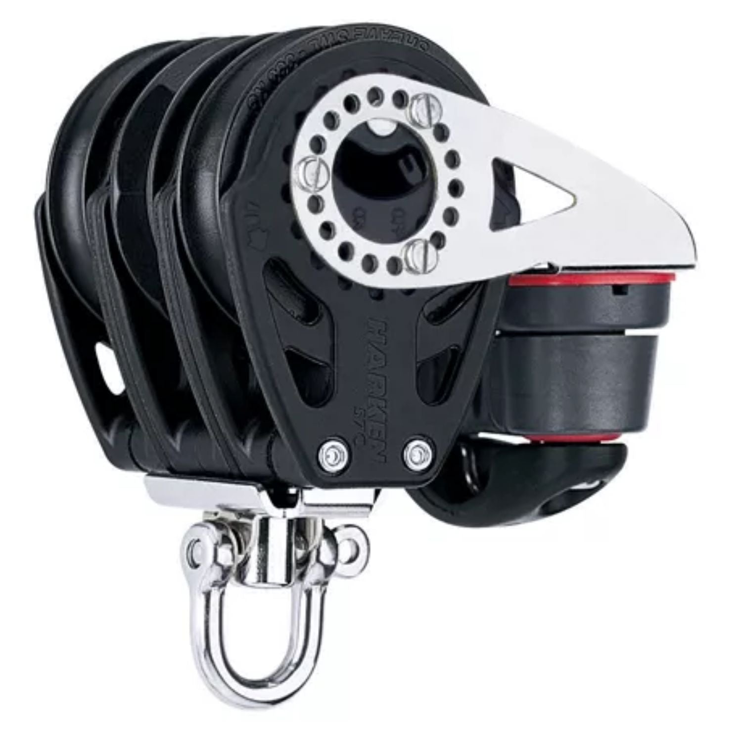 Harken 57mm Carbo Spärrblock Trippel, camcleat