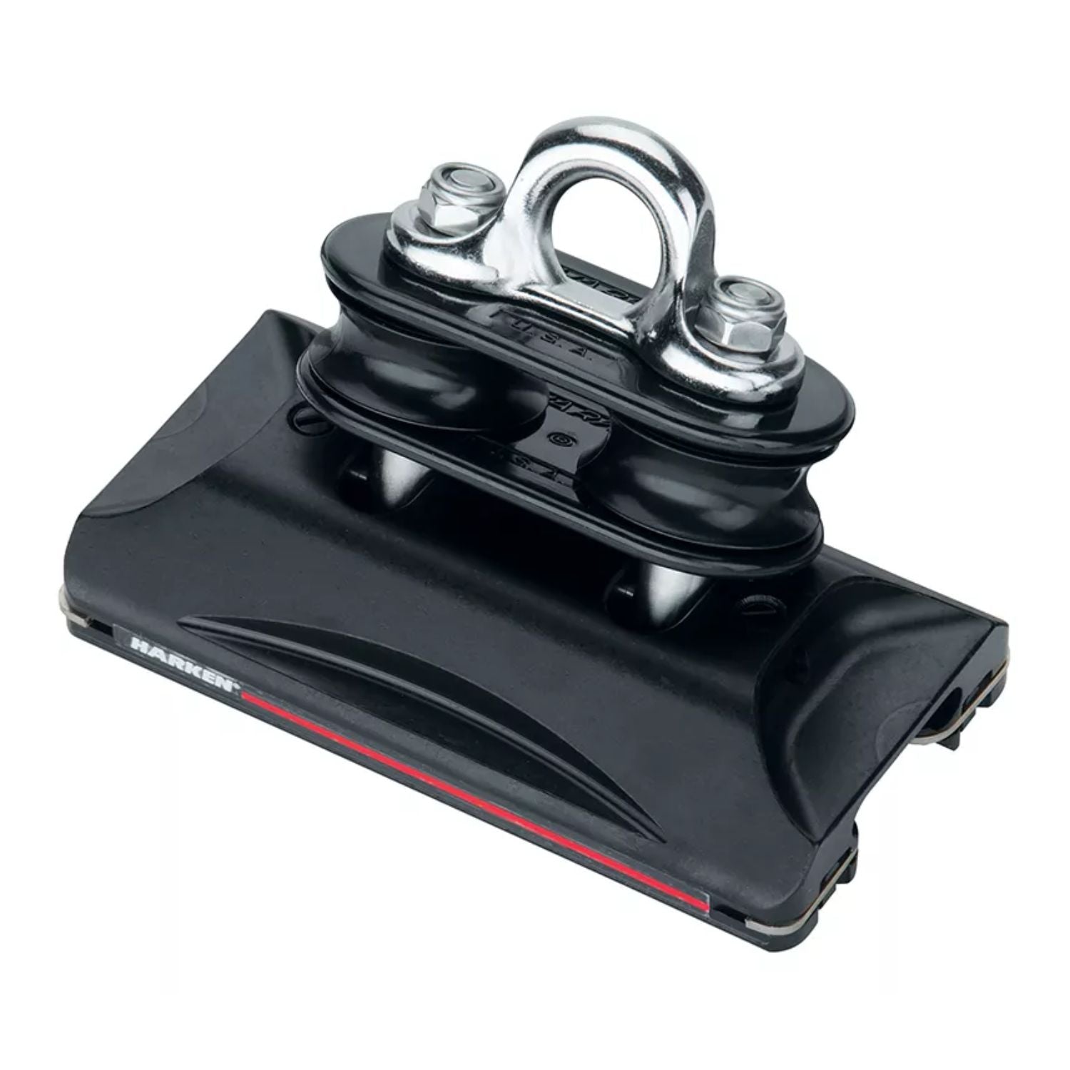 Harken 22mm Small Boat HL CB Car w/Pivoting Sheave & Eyestrap