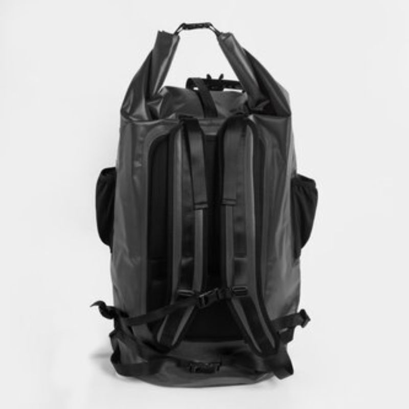 Gul Vattentät Ryggsäck 100L, Svart