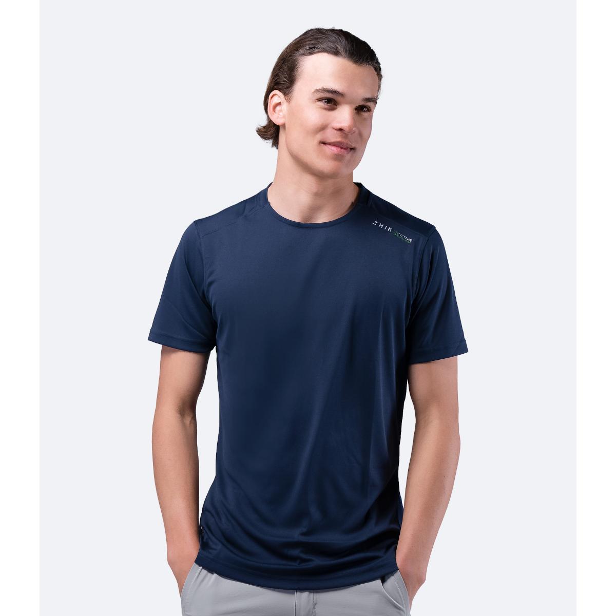 Zhik UV ACTIVE Kortärmad T-Shirt, Marinblå