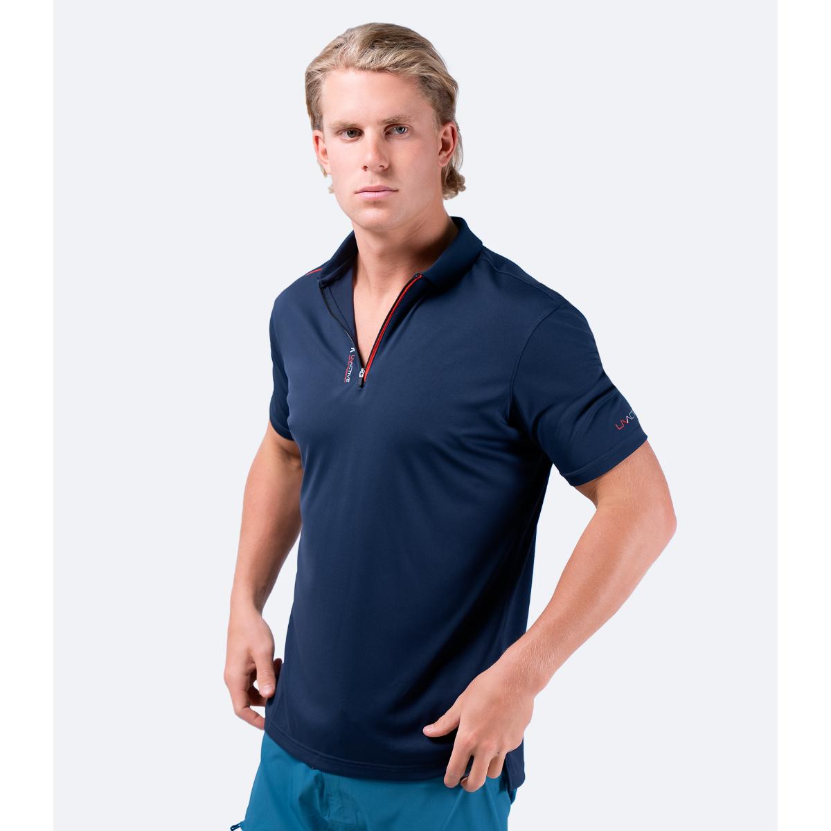 Zhik UV ACTIVE Polotröja med Dragkedja Marinblå