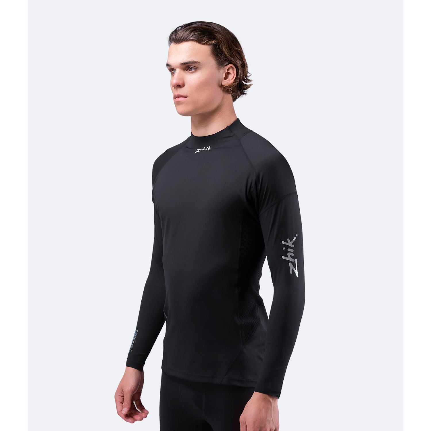Zhik ECO Lycra Långärmad Tröja Herr, Svart