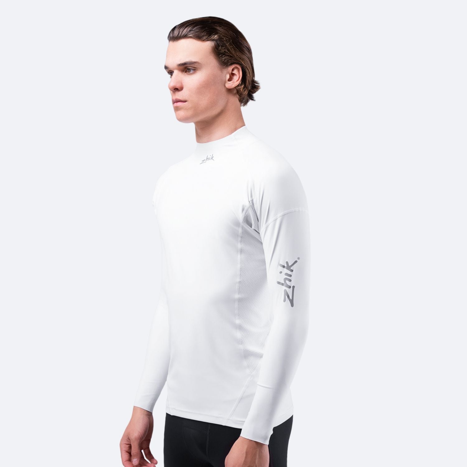 Zhik ECO Lycra Långärmad Tröja Herr, Vit