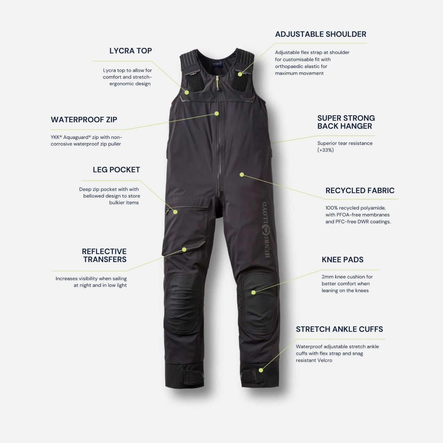 Henri Lloyd Dynamic Sjöställsbyxa