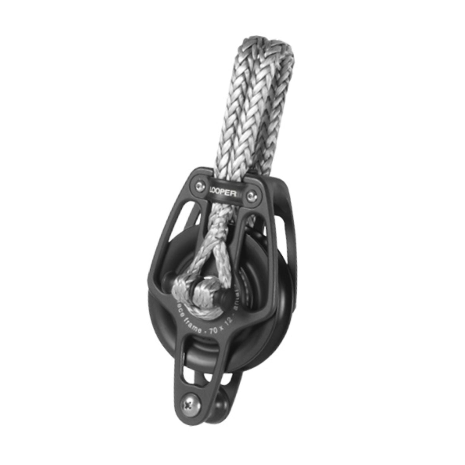 Antal Looper 70 mm Enkelblock m. Hunsvott