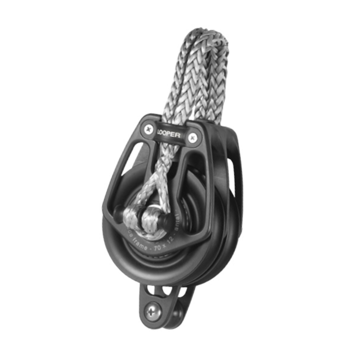 Antal Looper 70 mm Dubbelblock m. Hunsvott