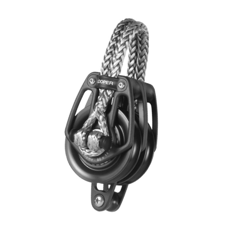 Antal Looper 80 mm Dubbelblock, Hunsvott