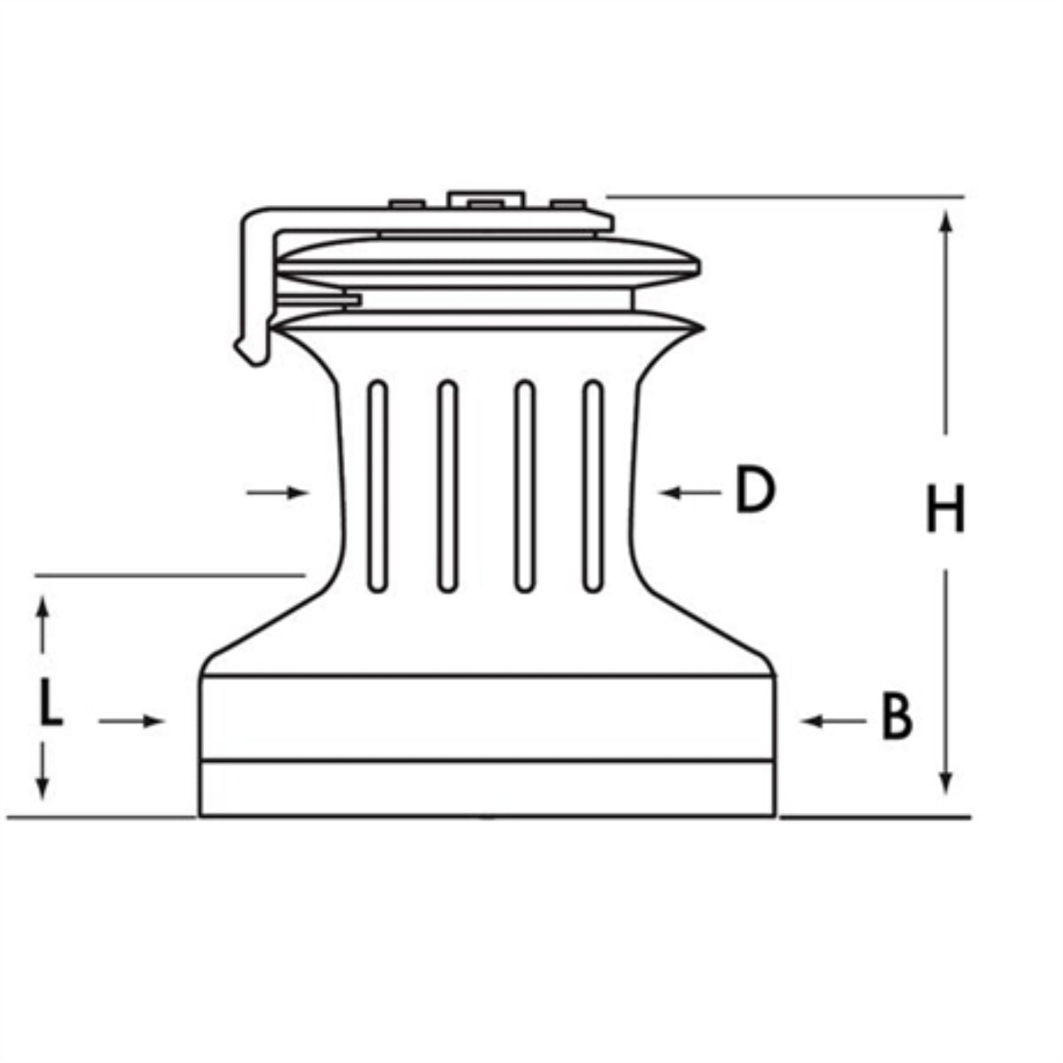 Andersen 34ST Full Stainless Self Tailing Winch