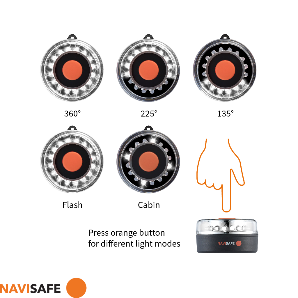 Navi Light 360 med Navibolt-fäste