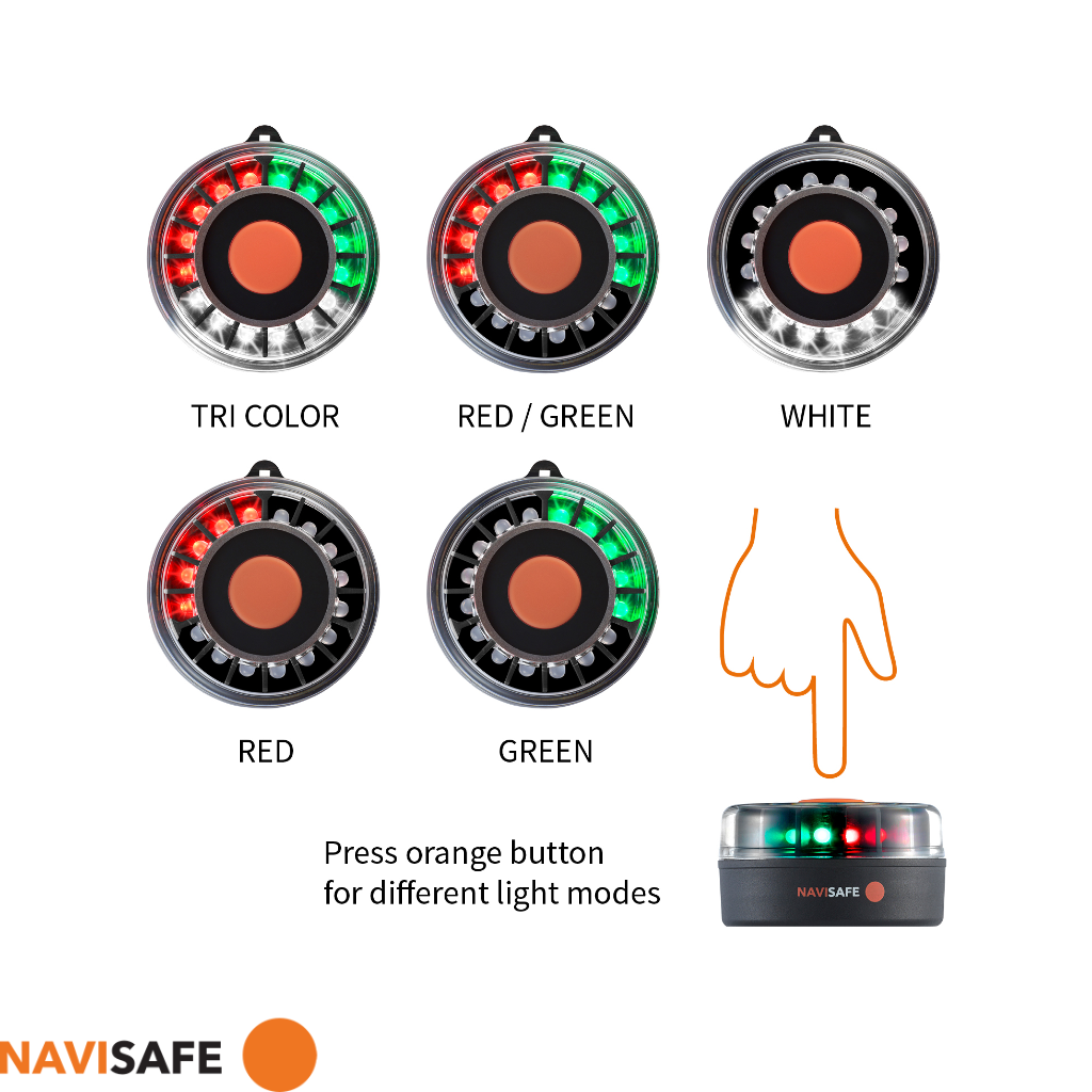 Navi Light Tricolor med Navibolt-fäste
