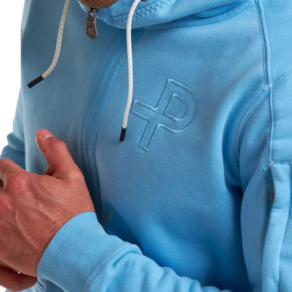 Pelle P P-Hoodie, Blå Akoya