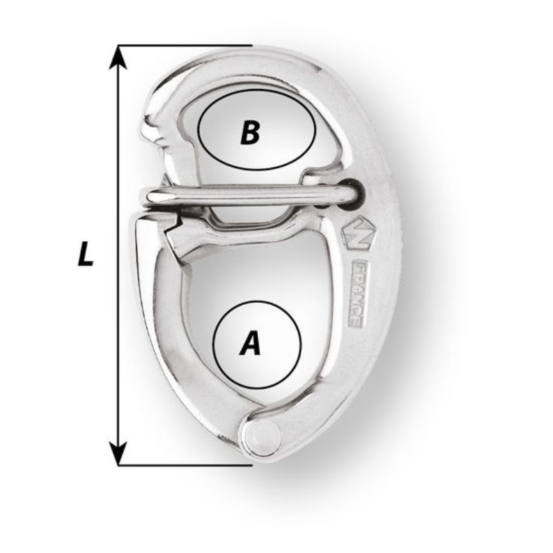 Wichard Tack Snap High Load 70mm Skothake