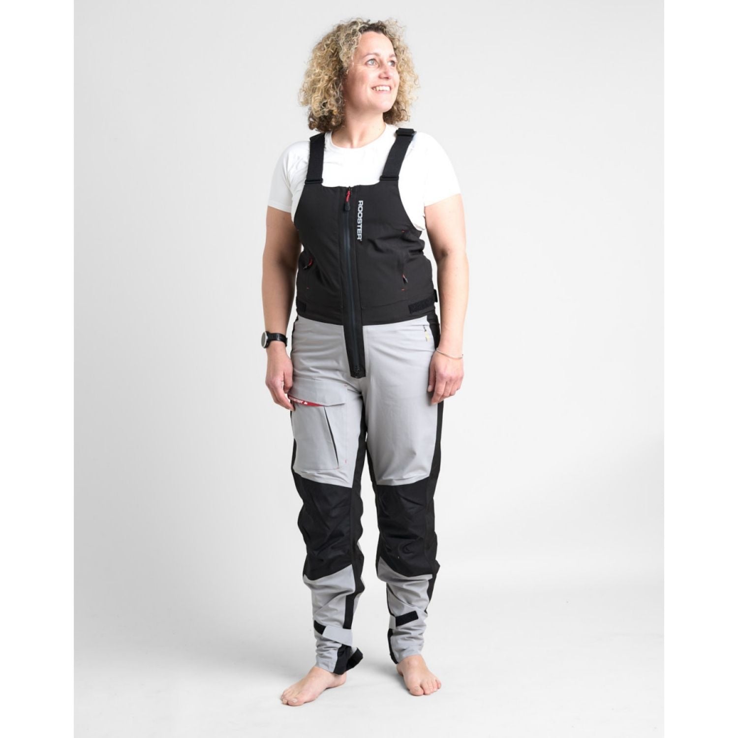 Rooster SB1 Inshore Hi-Fit Seglarbyxa, Ljusgrå