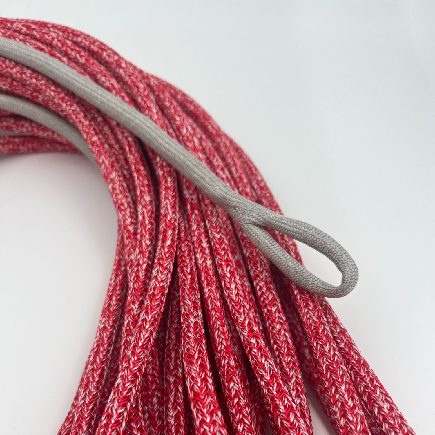 Gottifredi Maffioli Powersprint 78, 10 mm Röd/Vit, 20m, Splitsat öga, 85cm Dyneemahölje UTFÖRSÄLJNING