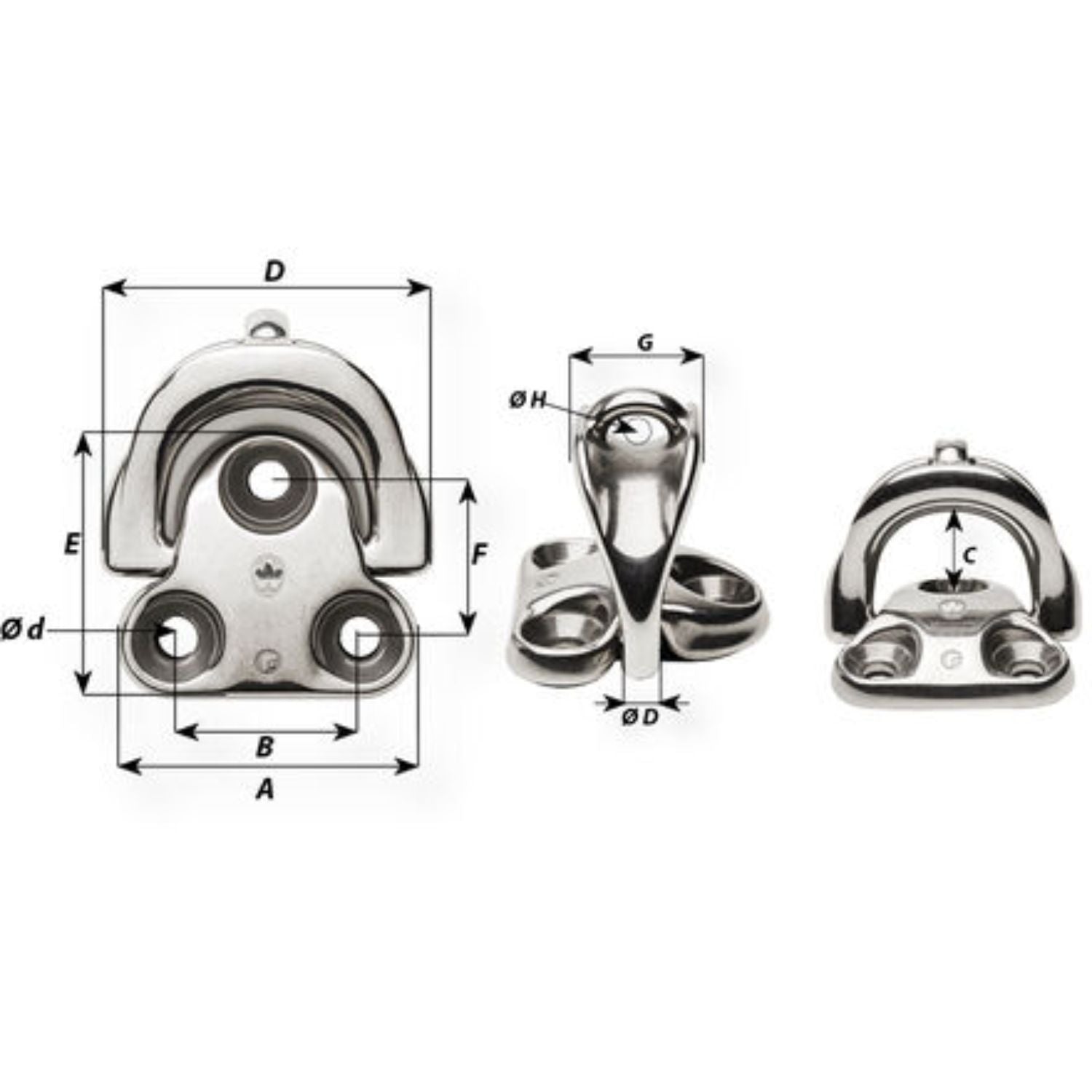 Wichard padeye hunsvott