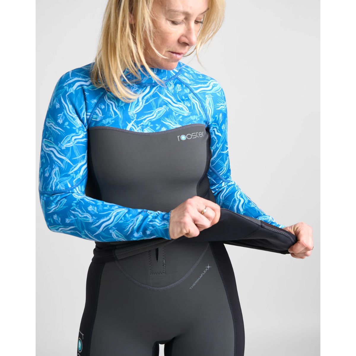 Rooster ThermaFlex 1.5mm Våtdräktströja Dam, Seagrass