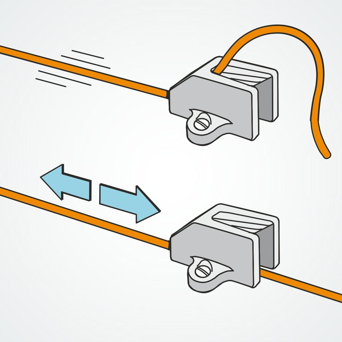 Clamcleat Omega anodiserad