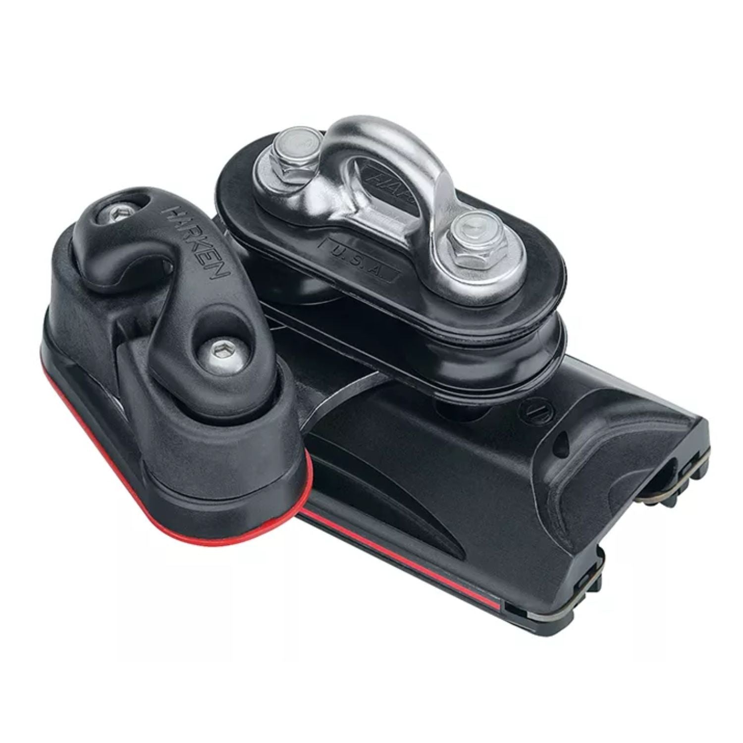 Harken 22mm Small Boat CB Travare High-Load, 29mm Trissor, Bygel, Camcleat