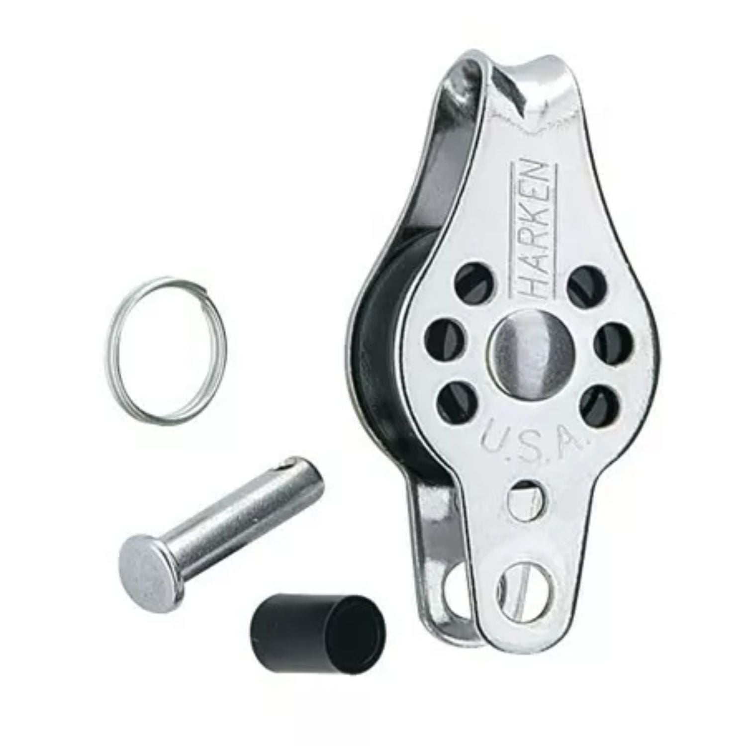 Harken 22 mm Micro Enkelblock, Löstagbar Hunsvott