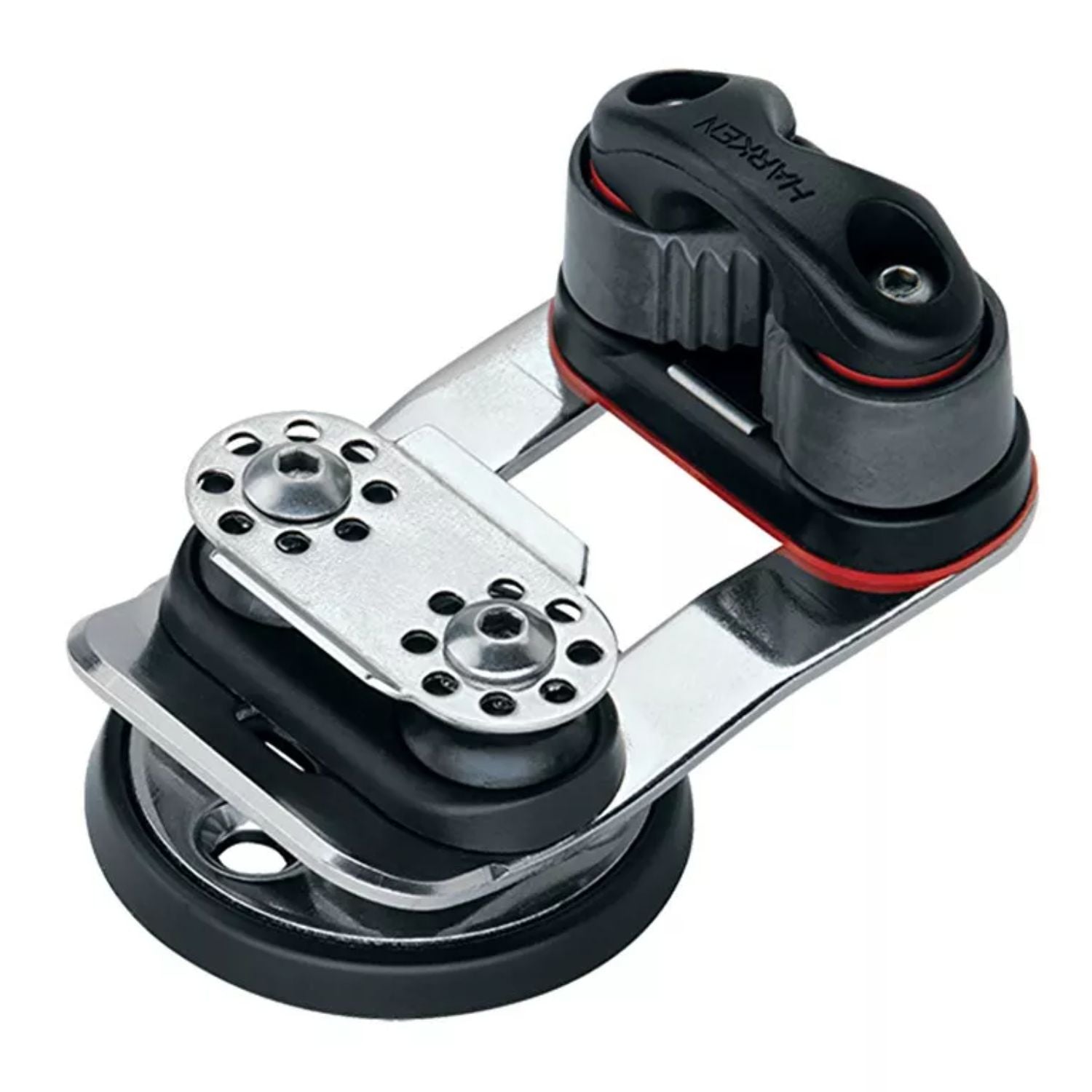 Harken Svirvelbas/16mm trissor, Micro Cam, Justerbar vinkel