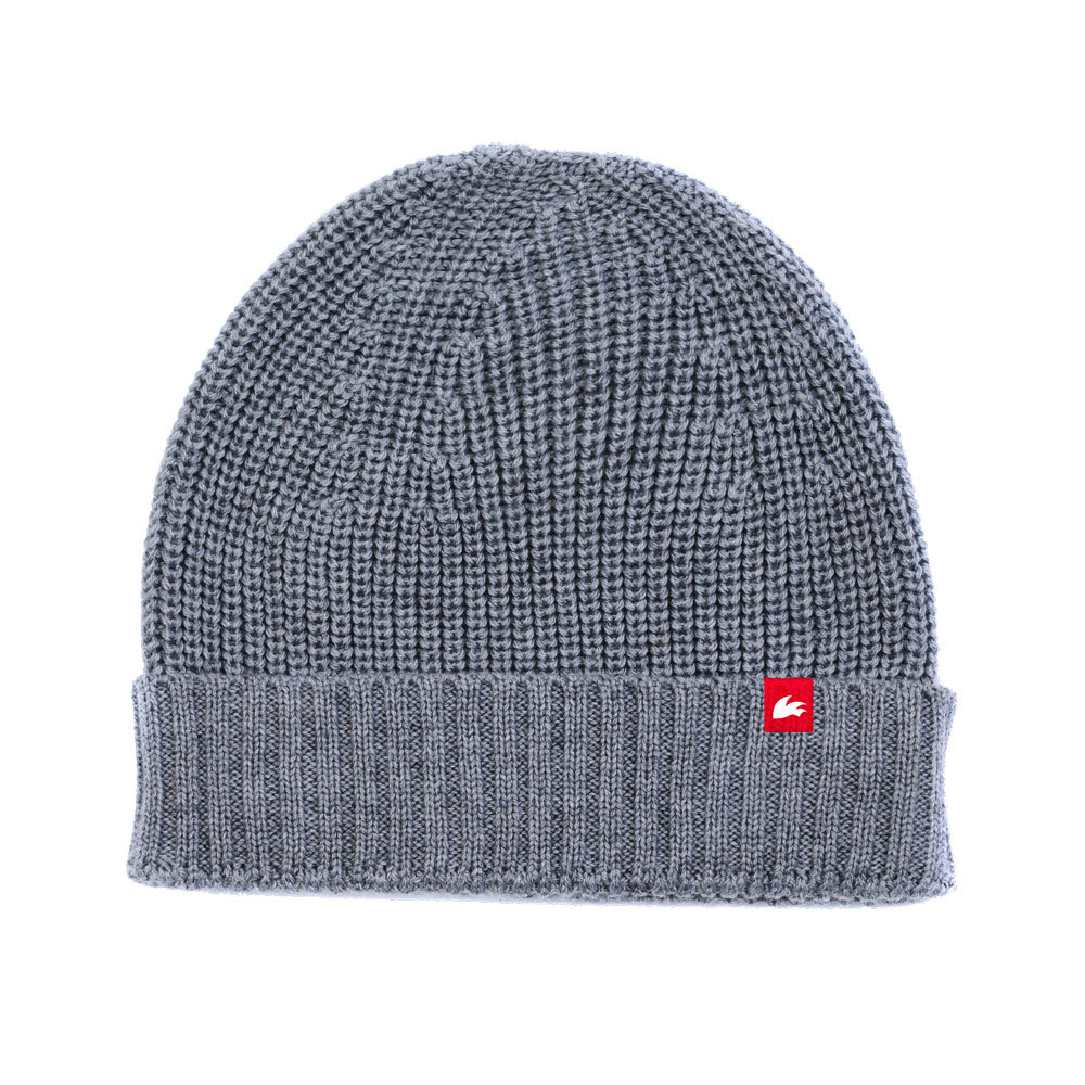 Rooster Mössa i Merinoull, Grå