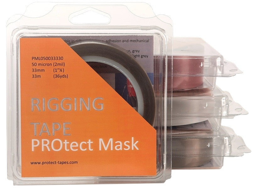 PROtect Mask Riggtejp 50 micron PTFE Grå 25mm x 33m