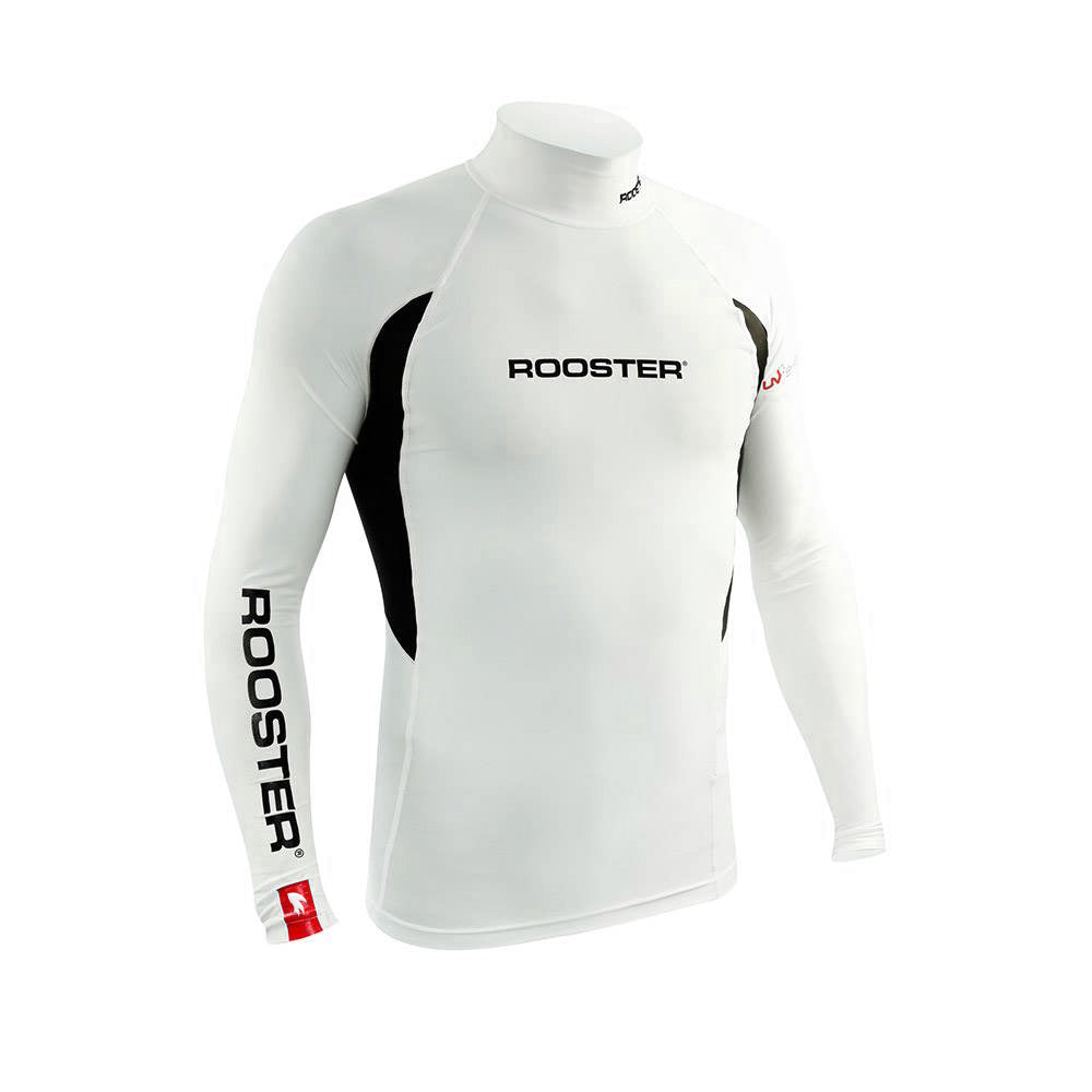 Rooster Rash Top, Långärmad, Vit