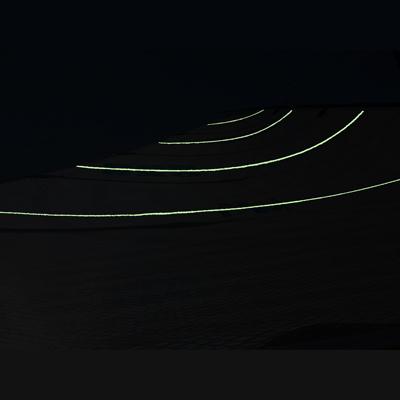 Glowfast 40mm Buklinjer, Rulle 25m