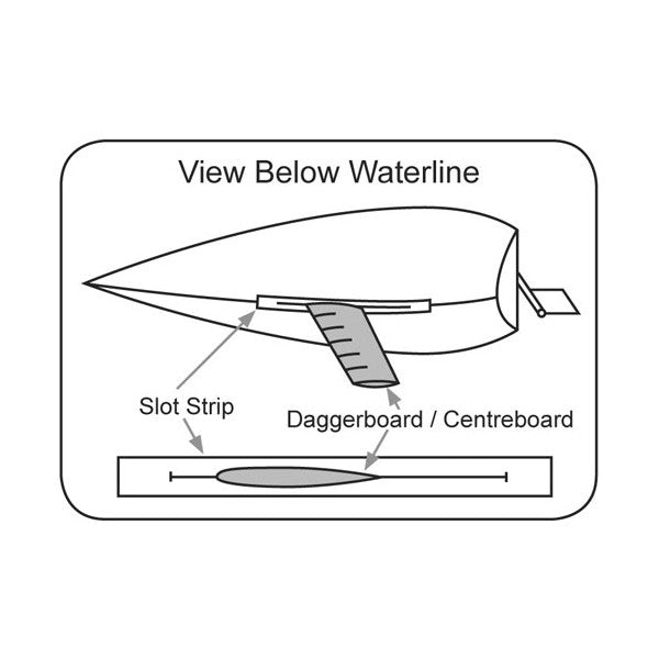 Centerbordflaps 50mm