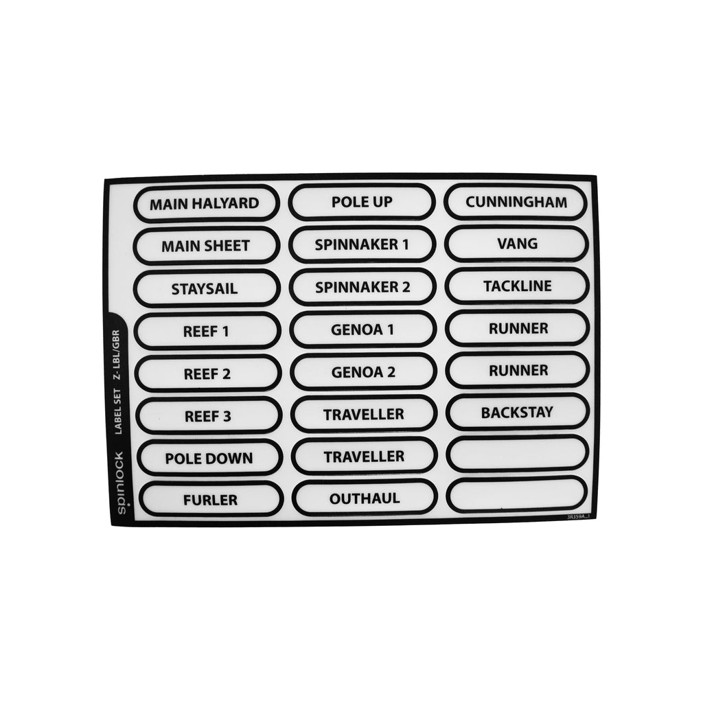 Spinlock Etiketter för ZS Powerjammers