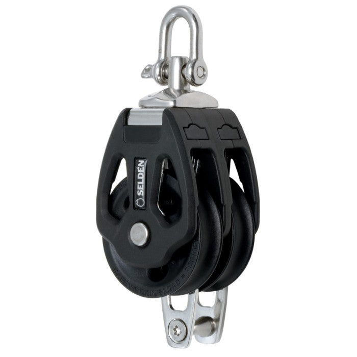 Seldén PBB 50mm Dubbelblock Hunsvott, Svirvlande