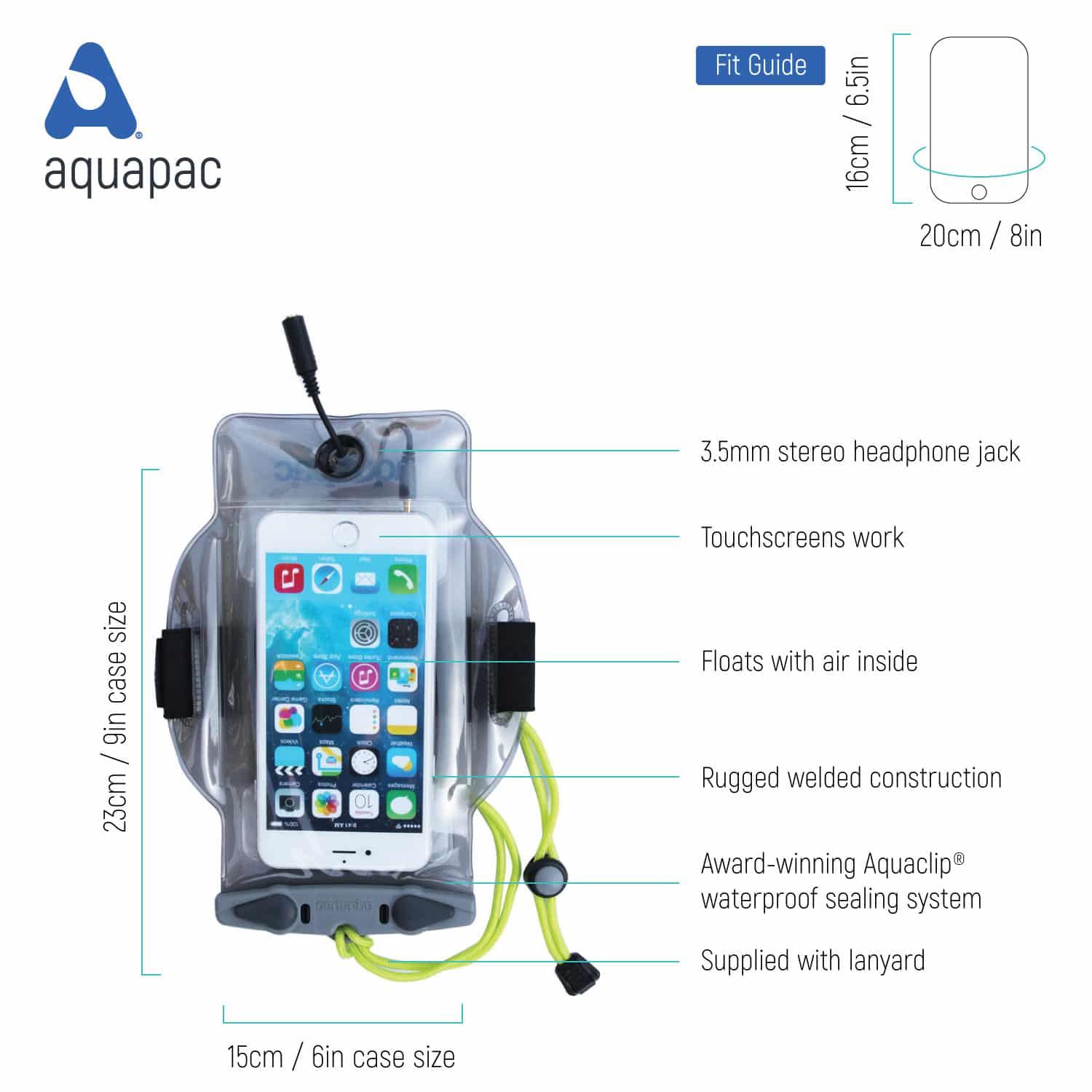 Aquapac Armbandsfodral med Hörlurskontakt