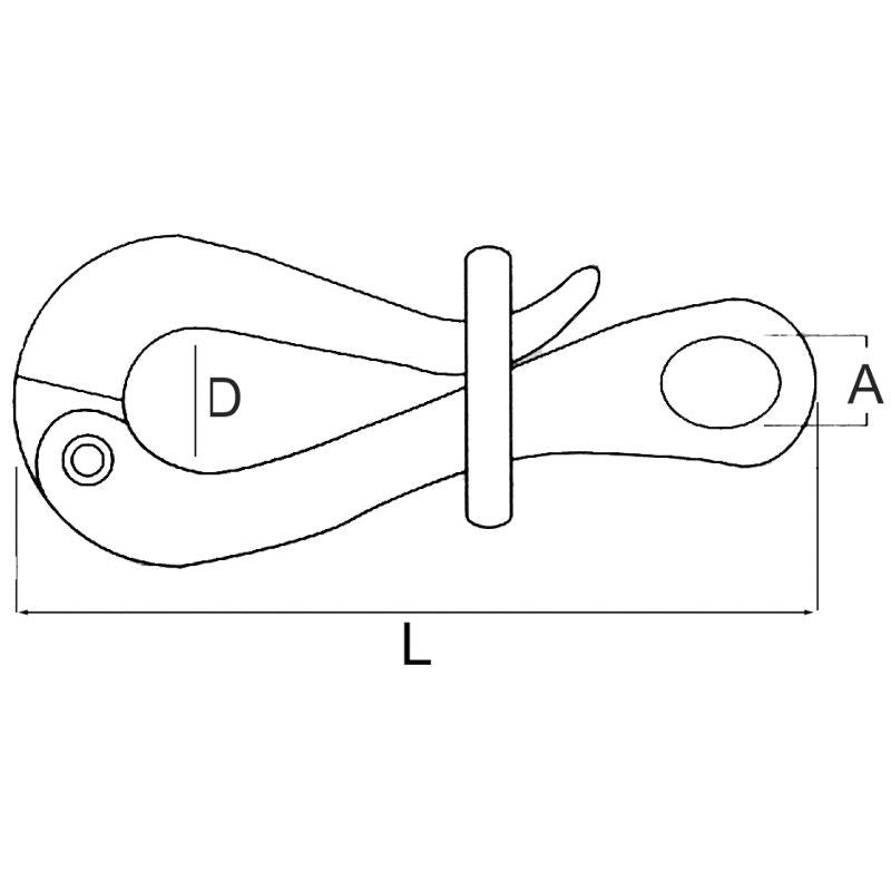 Pelican Hook Ring 100mm