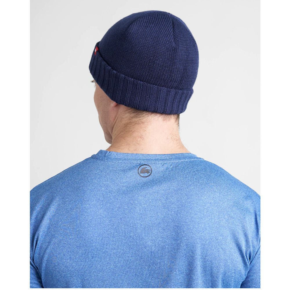 Rooster Mössa i Merinoull, Marinblå