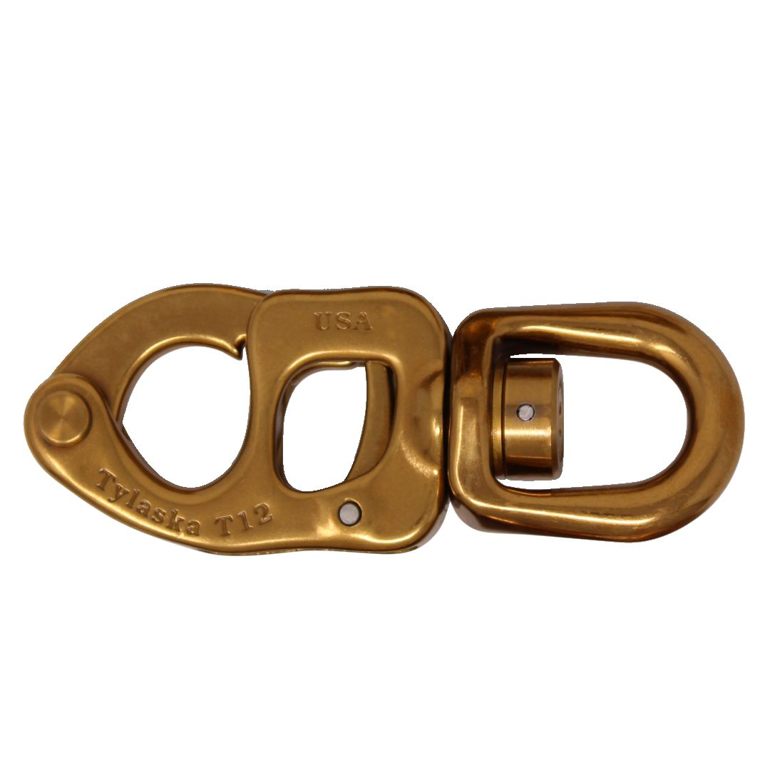 Tylaska T12 Skothake Med Brons PVD Finish, Standard Öga