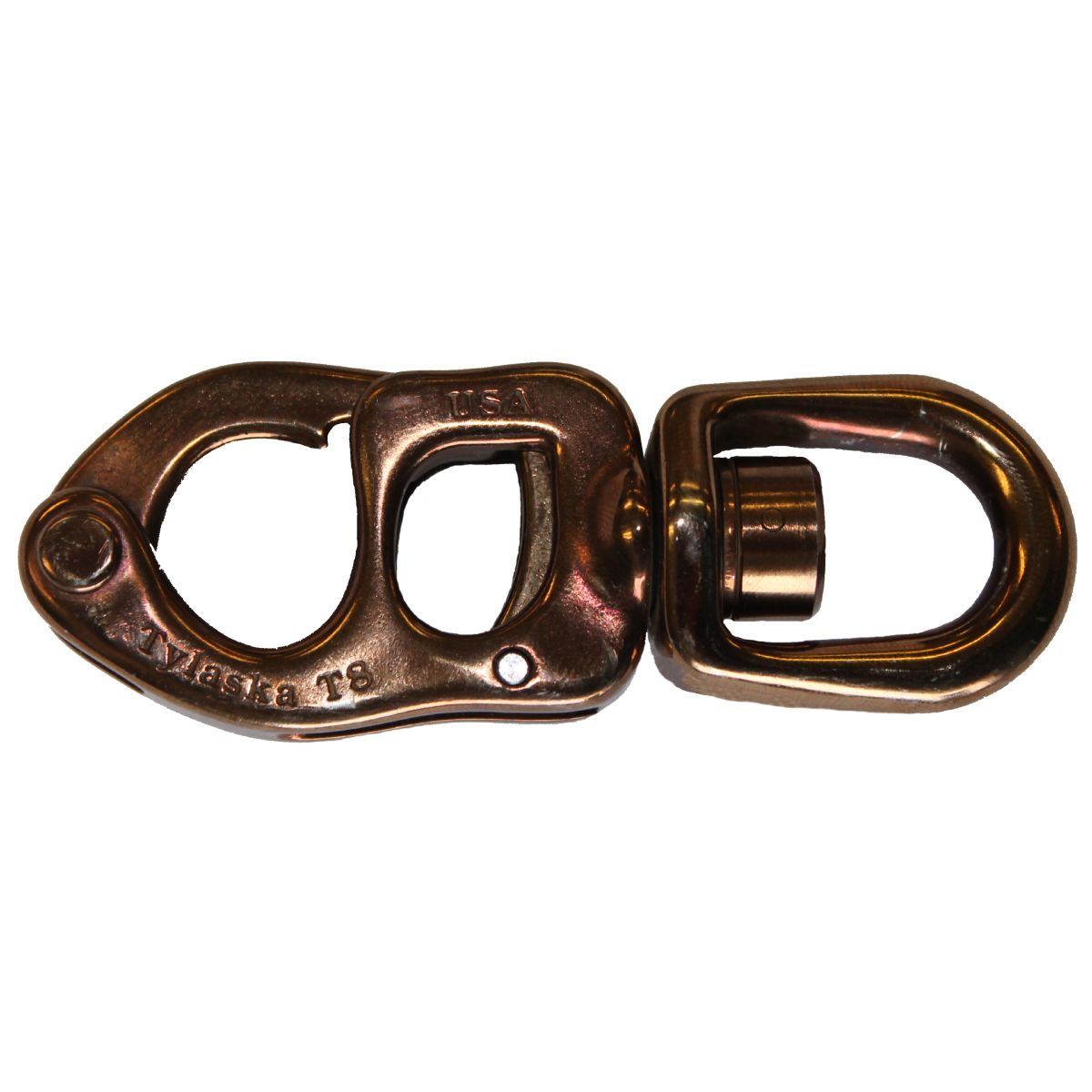 Tylaska T8 Skothake Med Brons PVD Finish, Standard Öga