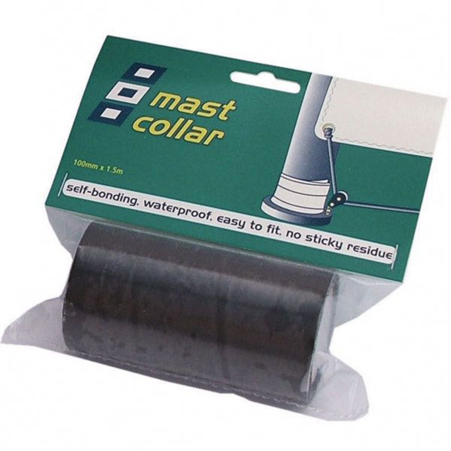 PSP Masttätning 100mm x 1.5m, Svart