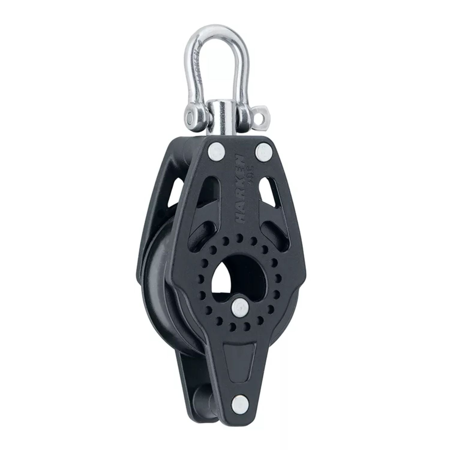 Harken 40mm Carbo Enkelblock, Hunsvott