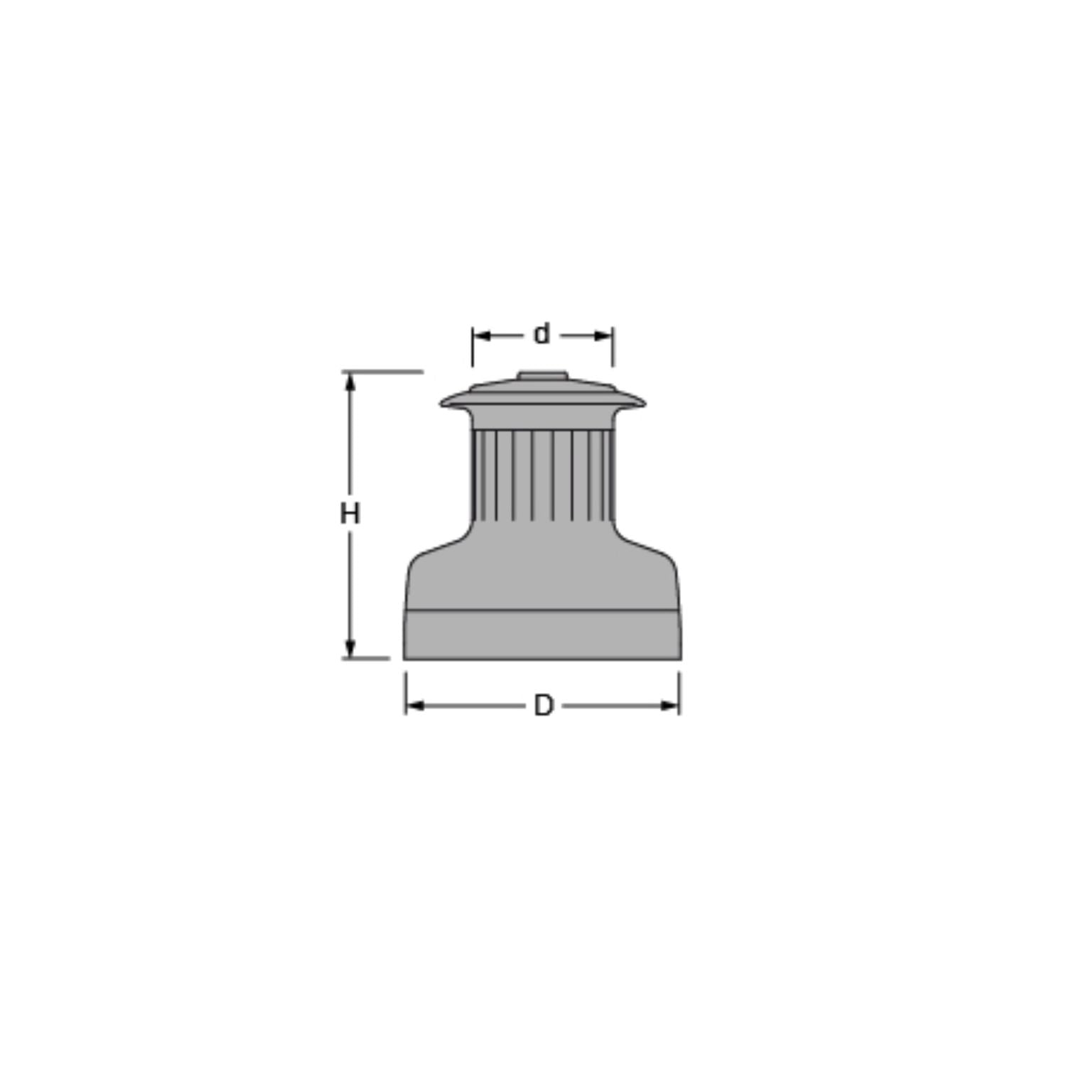 Antal Standard Aluminium 2-växlad Winch, 30