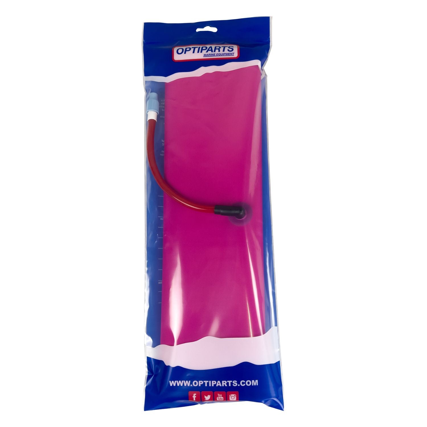 Optiparts Flyttank IODA Rosa 48 liter, blåsrör